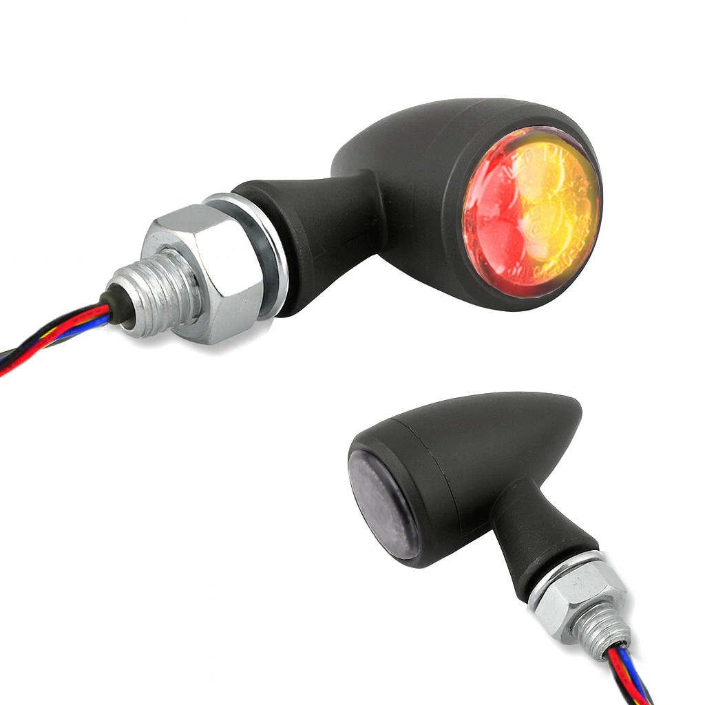 SMD Blinker 3 en 1 | D 19.5 x 31 mm | Negro | M8