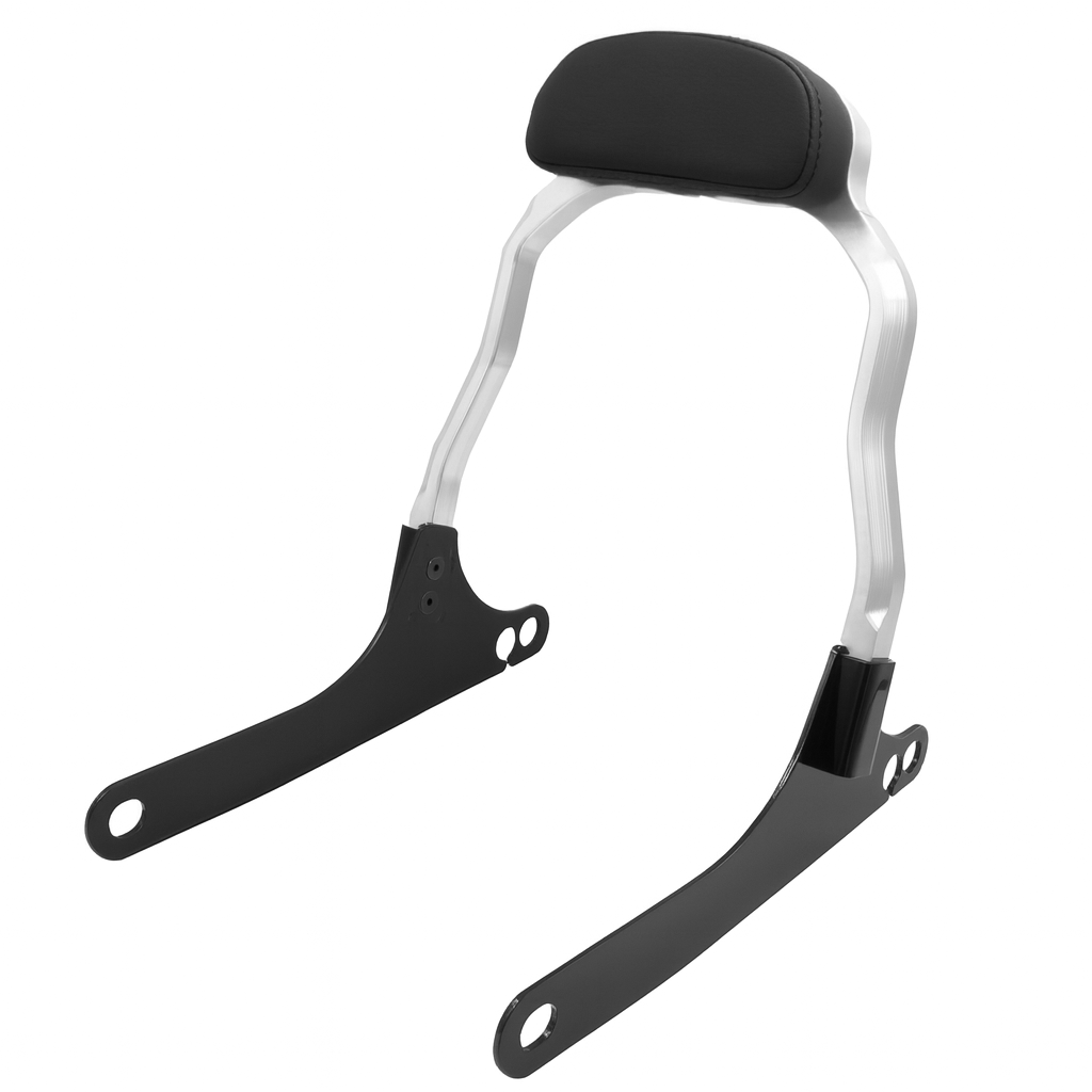 Sissy Bar Silber || Konzipiert für: H-D Dyna Bj. 06 - 17