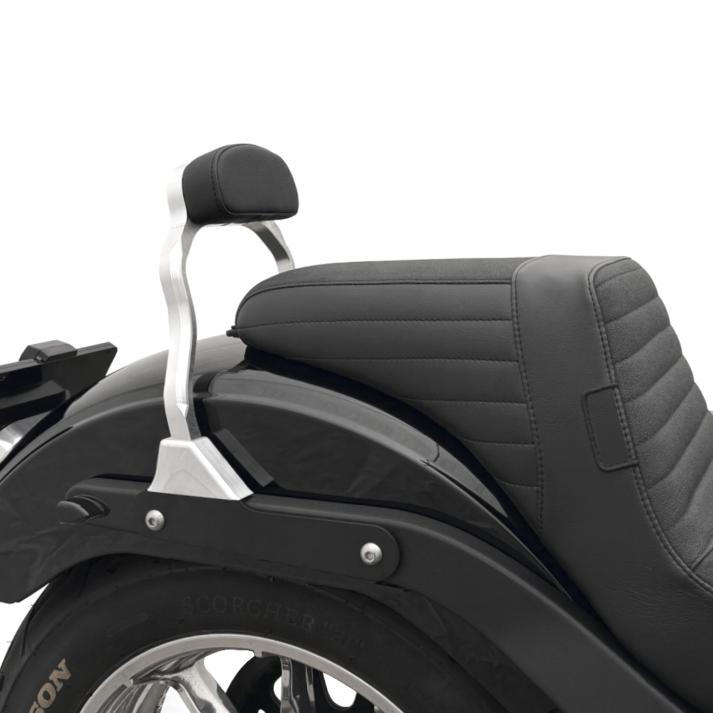 Sissy Bar Silber || Konzipiert für: H-D Softail Low Rider S Bj. 20-aktuell