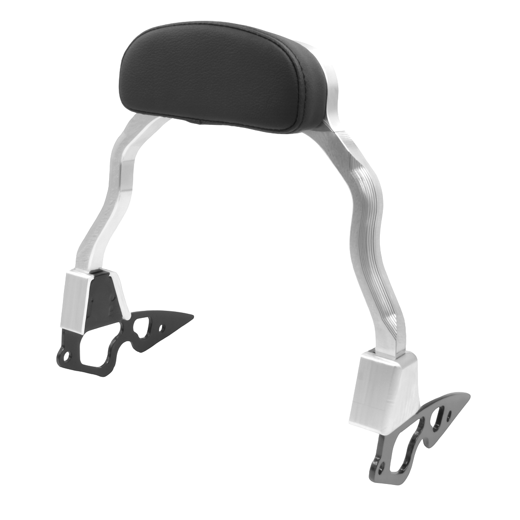 Sissy Bar Silber || Konzipiert für: H-D Touring Bj. 17 - 23