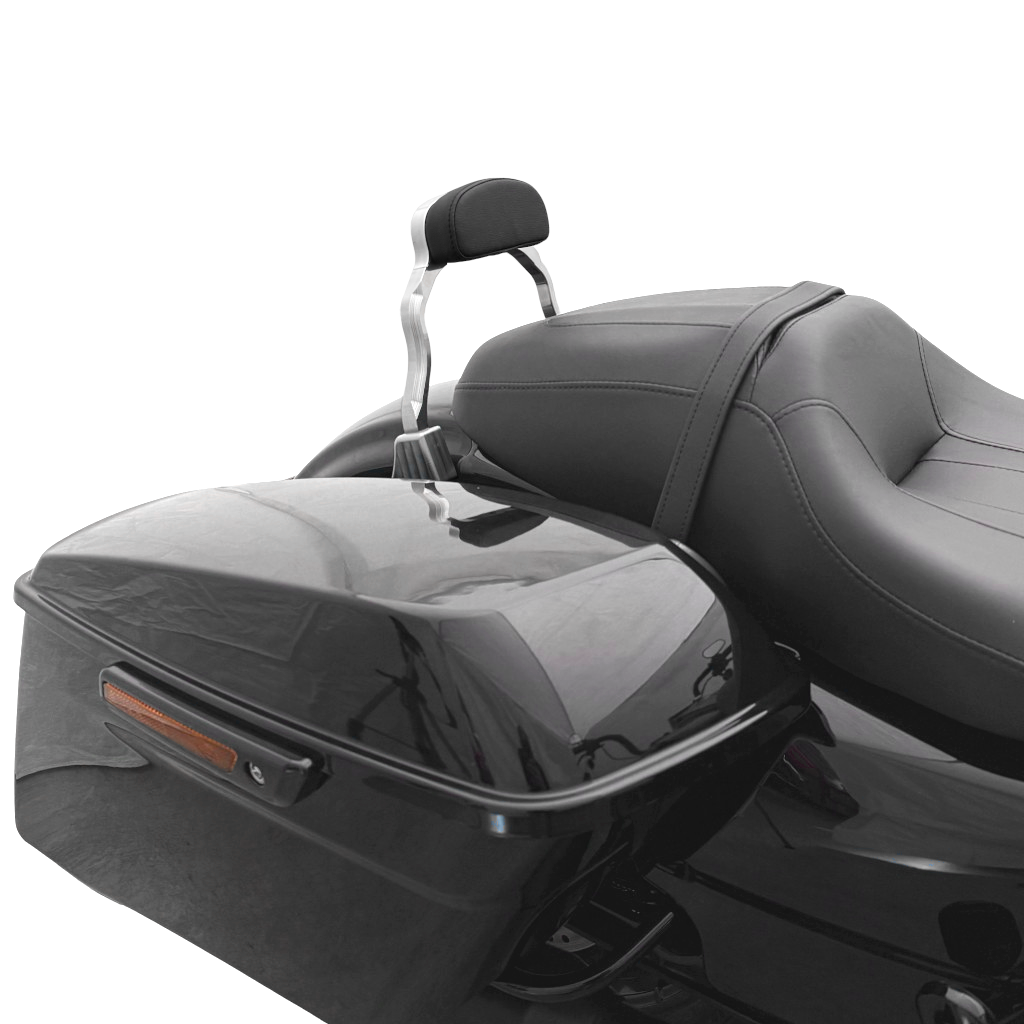 Sissy Bar Silber || Konzipiert für: H-D Touring Bj. 17 - 23