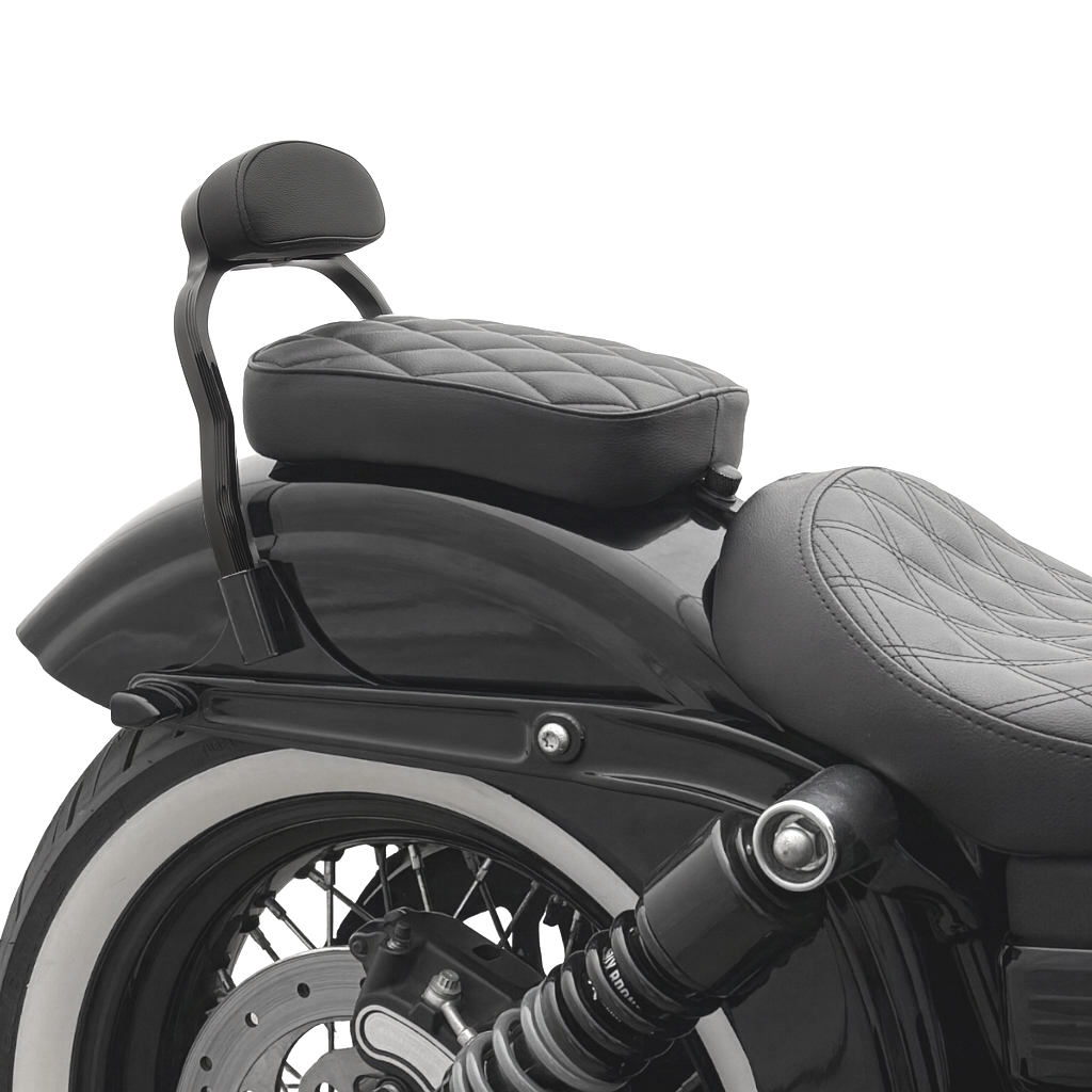 Sissy Bar Schwarz || Konzipiert für: H-D Dyna Bj. 06 - 17