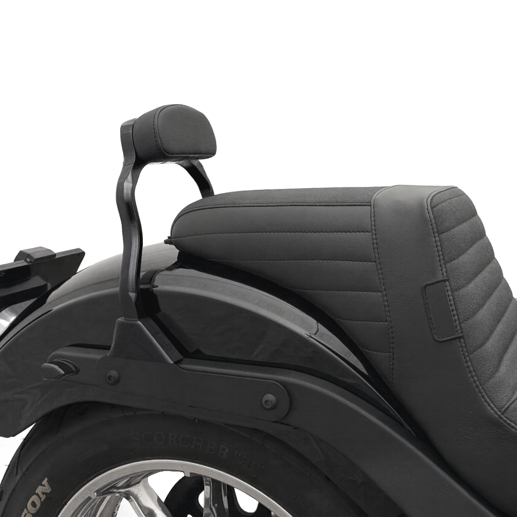 Sissy Bar Schwarz || Konzipiert für: H-D Softail Low Rider S Bj. 20-aktuell