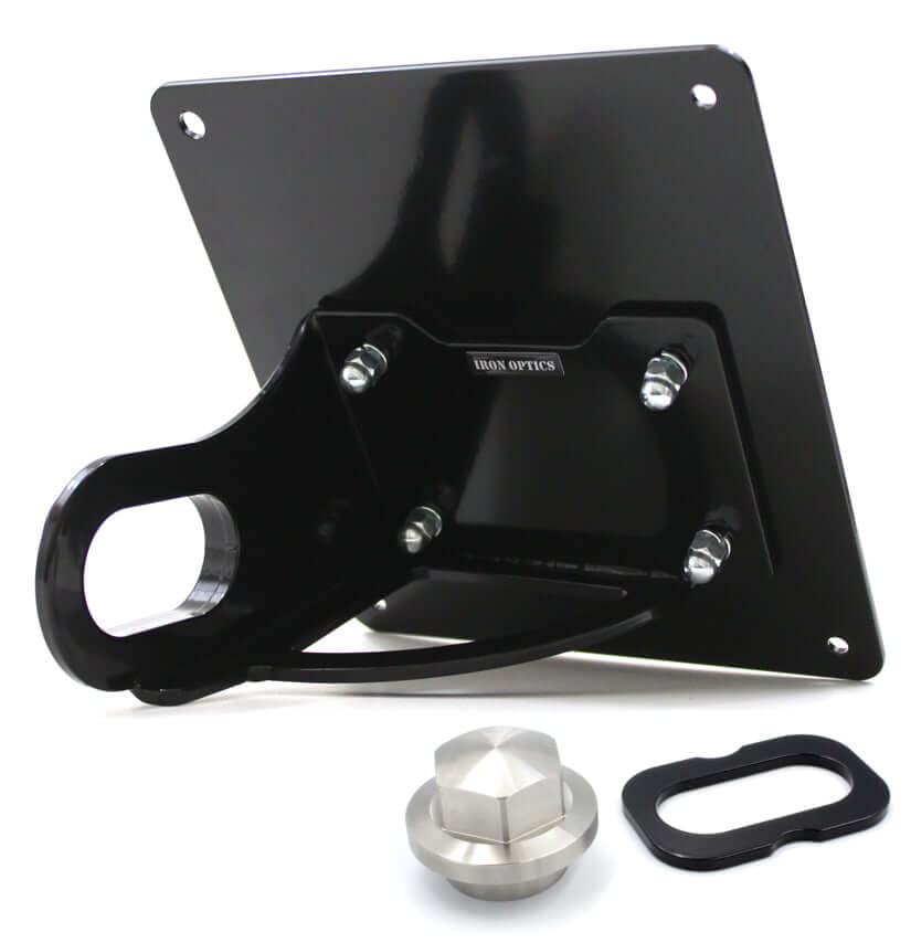 Kennzeichenhalter seitlich kurz | Clean || Konzipiert für: Harley Davi