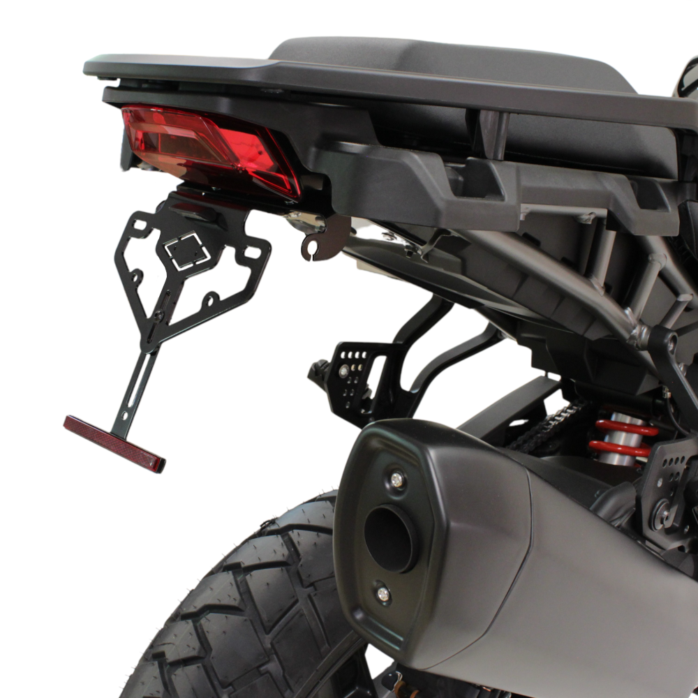 Blinkerhalter für IRON OPTICS Kennzeichenhalter | M5 / M6 || Konzipiert für: Harley-Davidson Pan America Bj. 21 - aktuell
