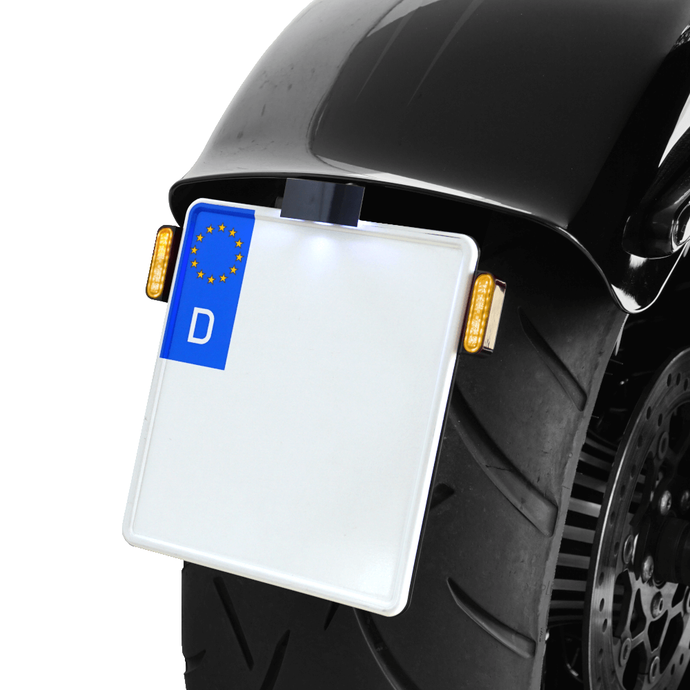 License plate base plate with SMD indicator - Jax