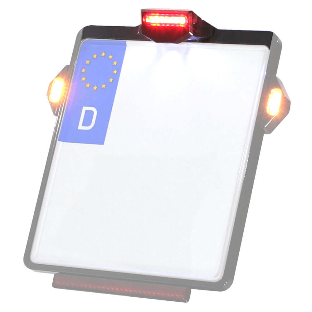 Strut | Taillight | License plate lighting for Iomp license plate plate