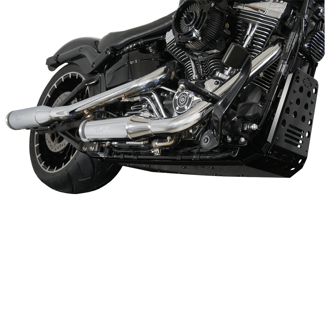 Motorschutz / Unterfahrschutz | Schwarz || Konzipiert für: Harley-Davidson Softail Breakout 2013-2017 (Kopie)