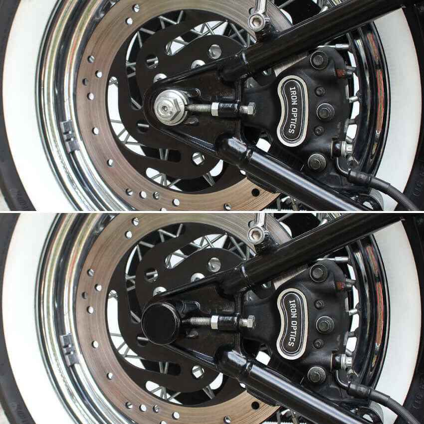 Achsen Cover Heck || Konzipiert für: Harley-Davidson Softail Bj. 84 – 07
