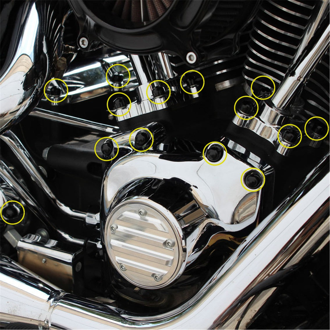 Schraubenabdeckung | 50 Stk. || Konzipiert für: 1/4" Zollschrauben