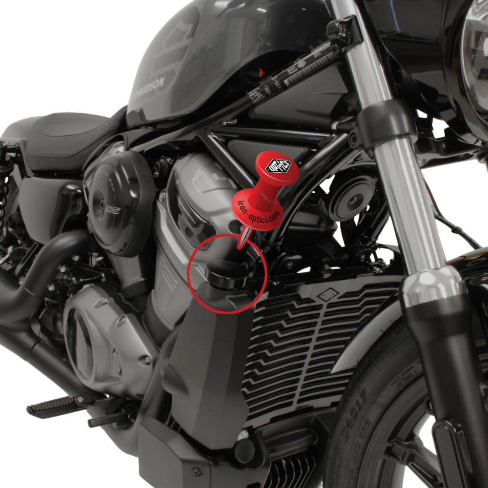 Stylische Frontspoiler-Kinnverkleidung Für Harley Sportster - Wind- Und Schmutzschutz In Glänzendem Schwarz