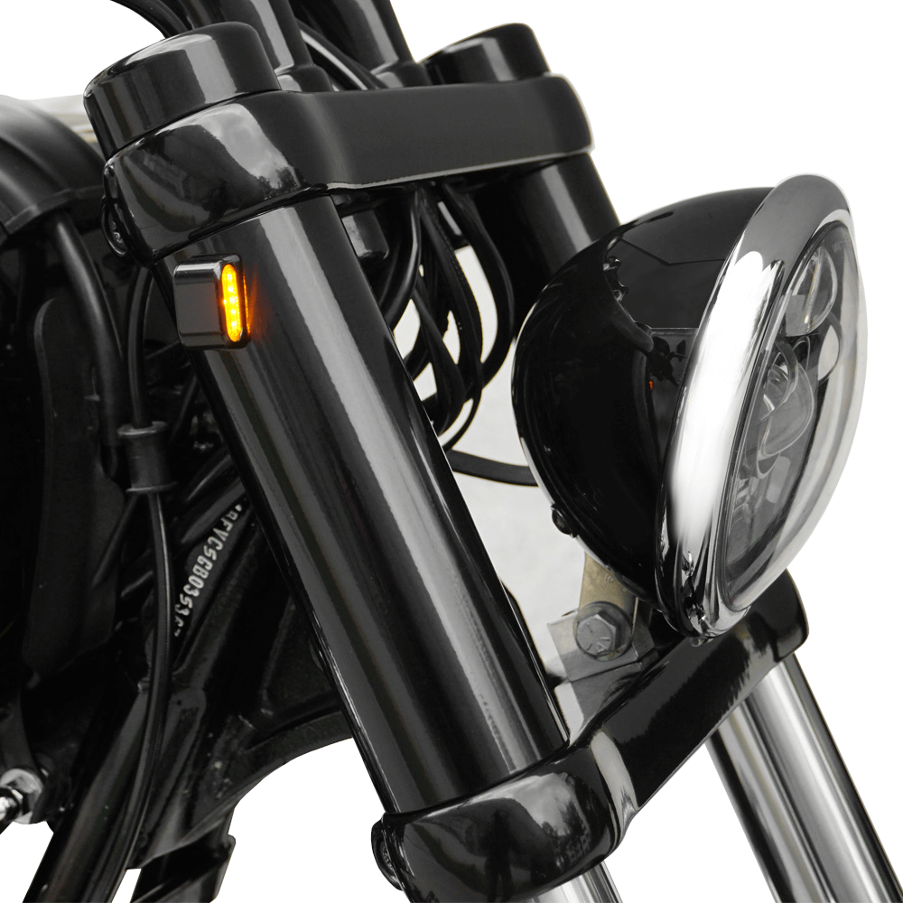 Gabel Cover Hülsen oben | TIG Blinker || Konzipiert für: Harley-Davidson Softail Breakout Bj. 13 – 17