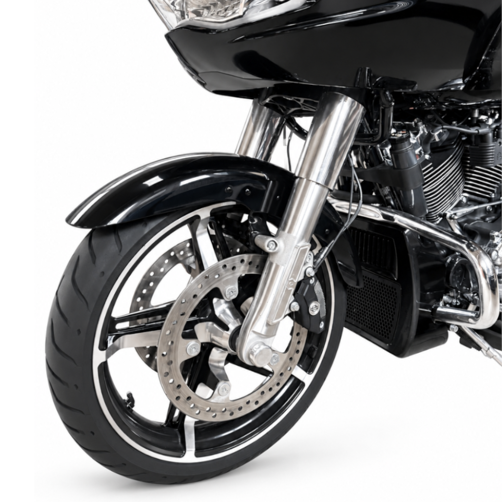 Gabelreflektor Cover | Silber  || Konzipiert für: H-D Sportster, Softail, Dyna, V-Rod / VRSC, Touring und Trike (Kopie)