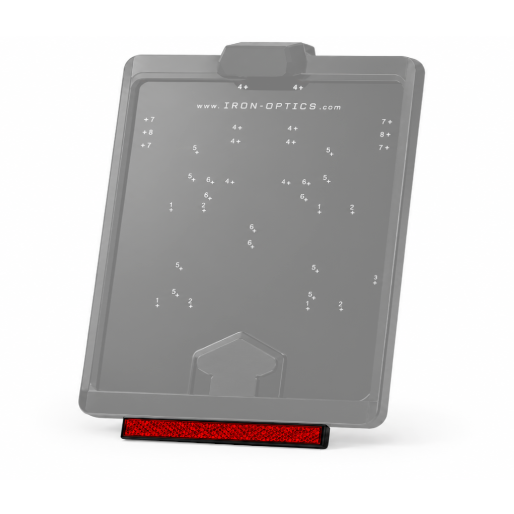 Reflector - reflector with holder for Iomp license plate plate