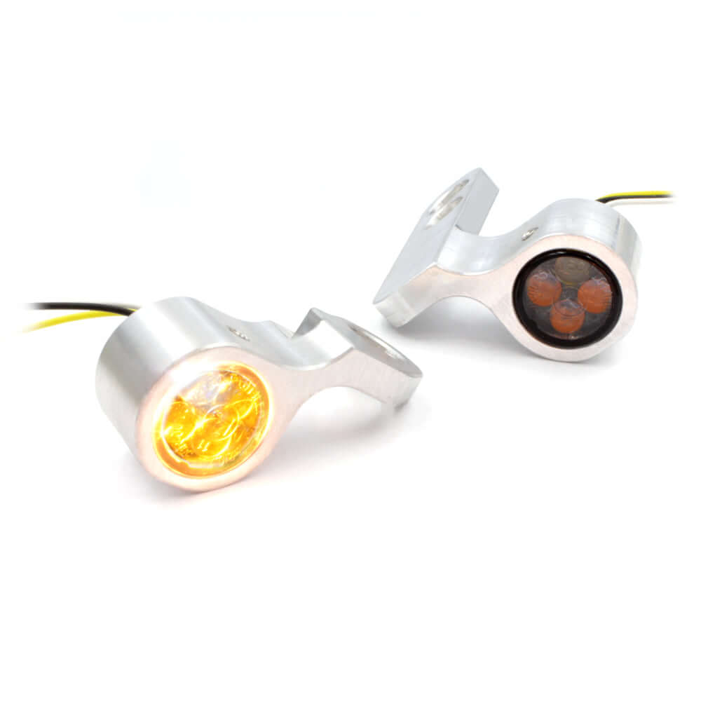 SMD Lenkerarmaturen Blinker 2 in 1 IOMP - PINEY || Konzipiert für: Harley-Davidson Softail Bj. 15 – aktuell / Touring Bj. 21 - aktuell