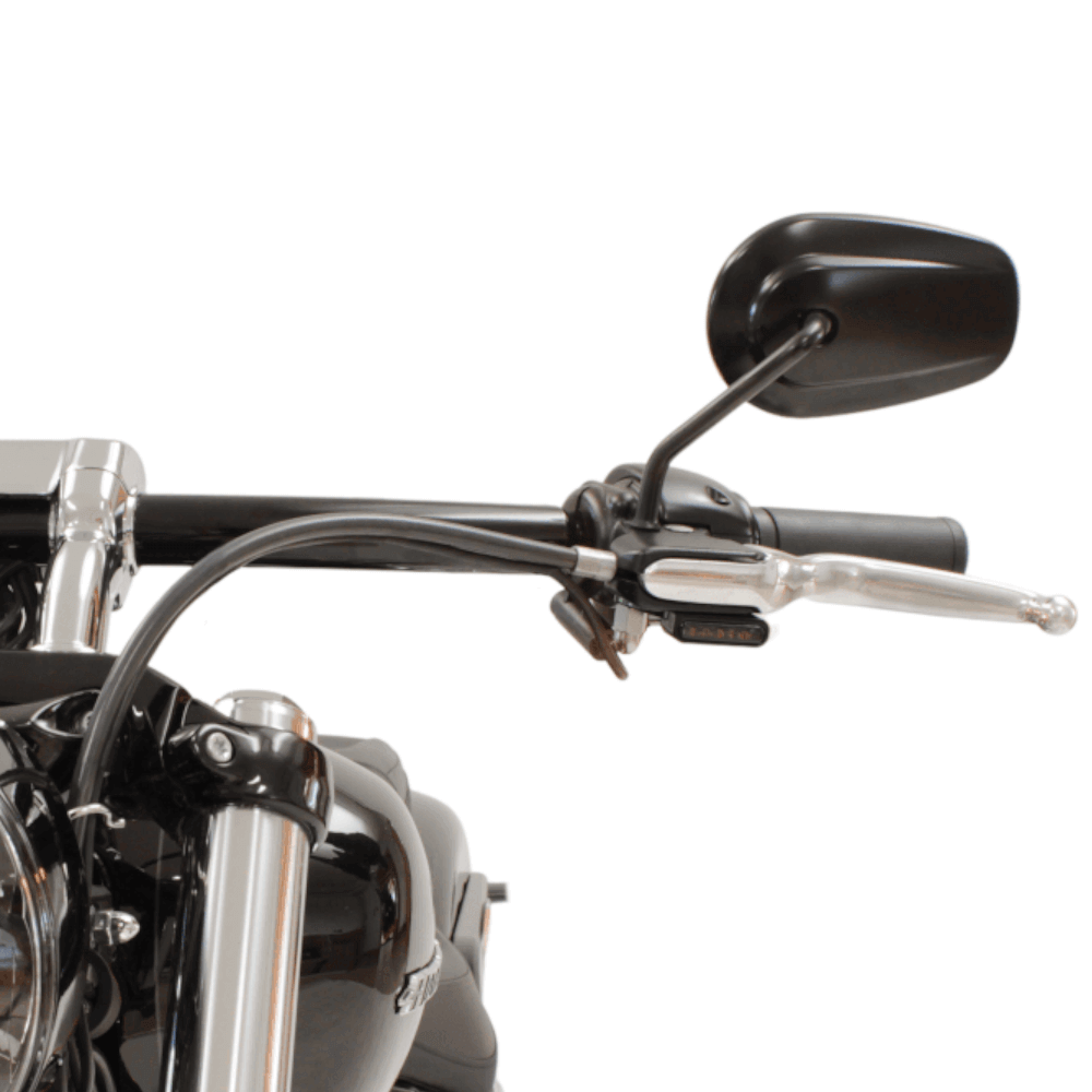 SMD Lenkerarmaturen Blinker IOMP - JAX || Konzipiert für: Harley-Davidson Sportster Bj. 14 – 20