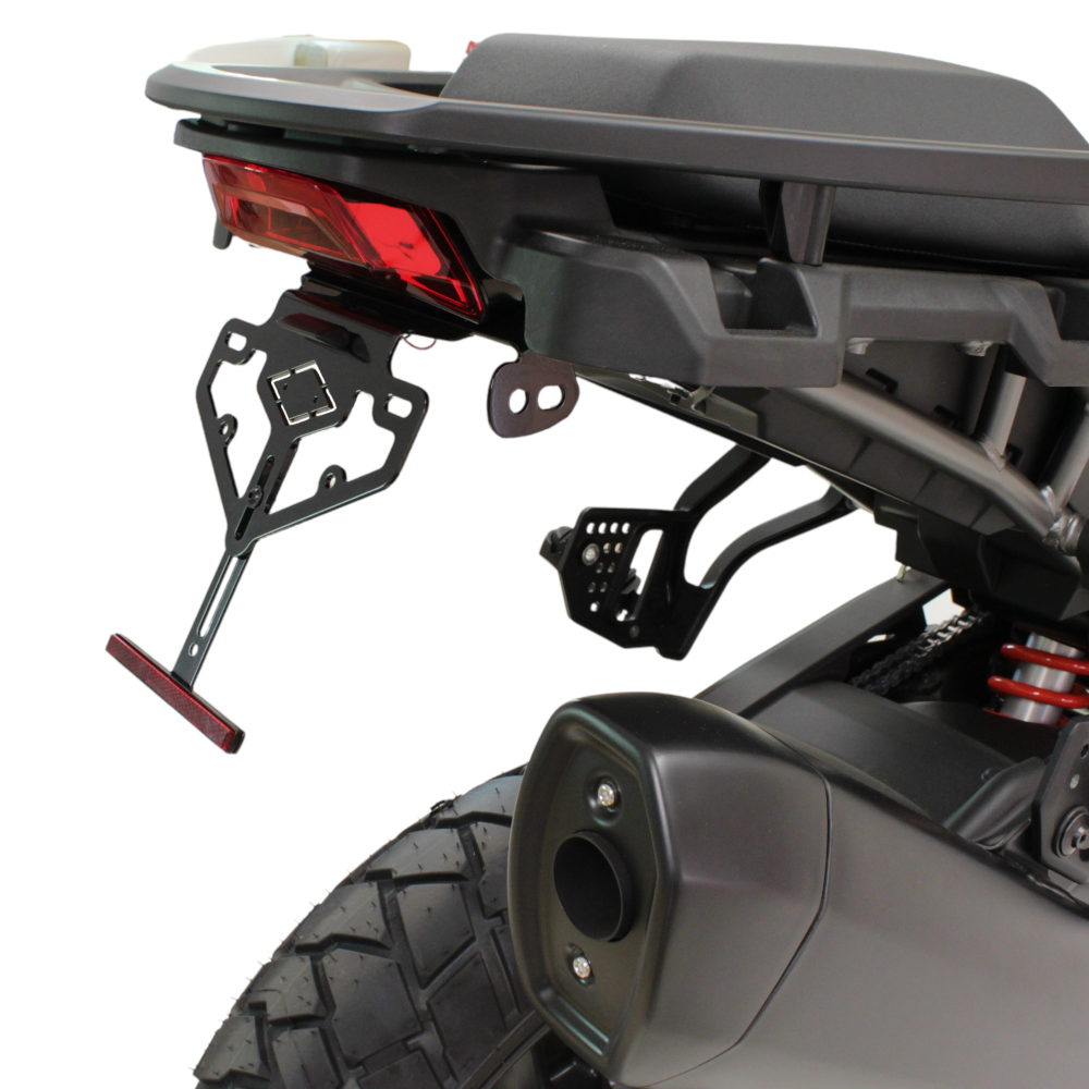 Blinkerhalter für IRON OPTICS Kennzeichenhalter | original Blinker || Konzipiert für: Harley-Davidson Pan America Bj. 21 - aktuell