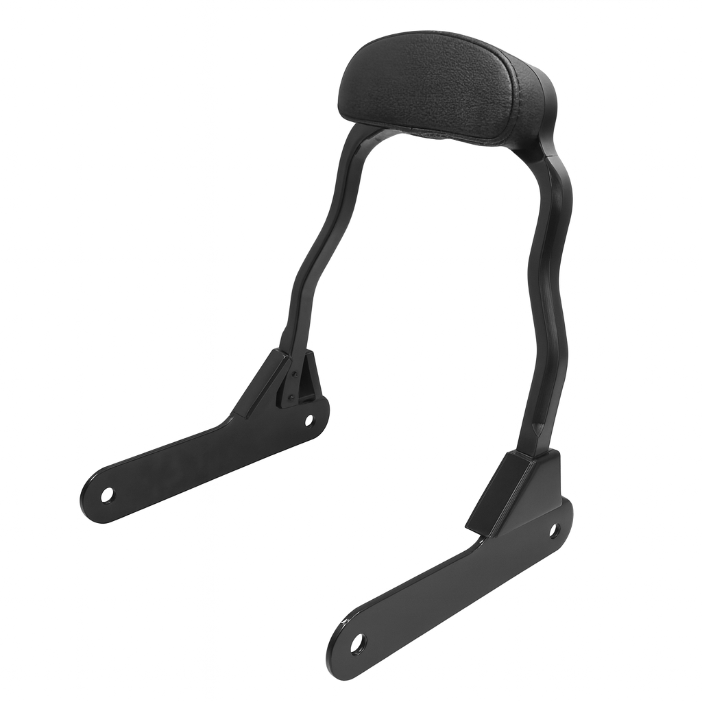 Sissy Bar Schwarz || Konzipiert für: H-D Softail Street Bob Bj. 18 – aktuell / Softail Standard Bj. 20 – aktuell