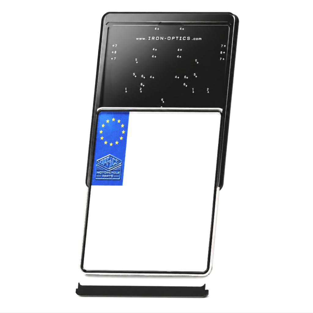 Kennzeichenträger Platte Flash | Clean || Konzipiert für: Universal 180x200
