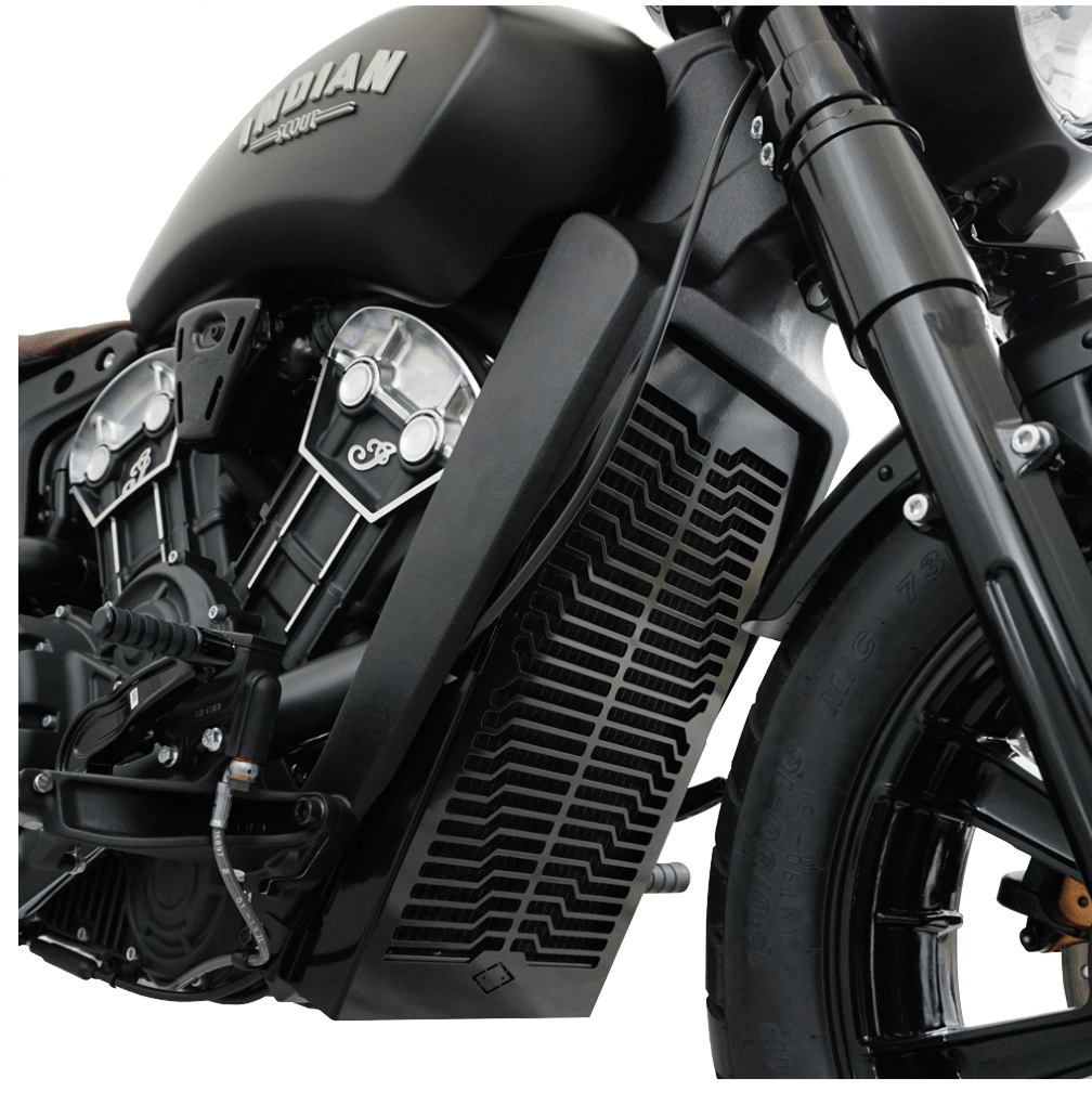 IRON OPTICS Motorhalter Schrauben Cover für Indian Motorcycle Scout Modelle 
