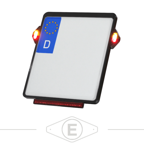 License plate base plate IOMP | TIG 3 in 1
