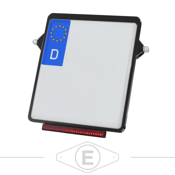 License plate base plate IOMP | for D6 turn signals
