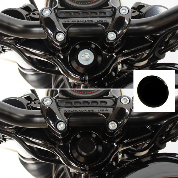 Steering Head Bearing Cover 3D | Clean Black