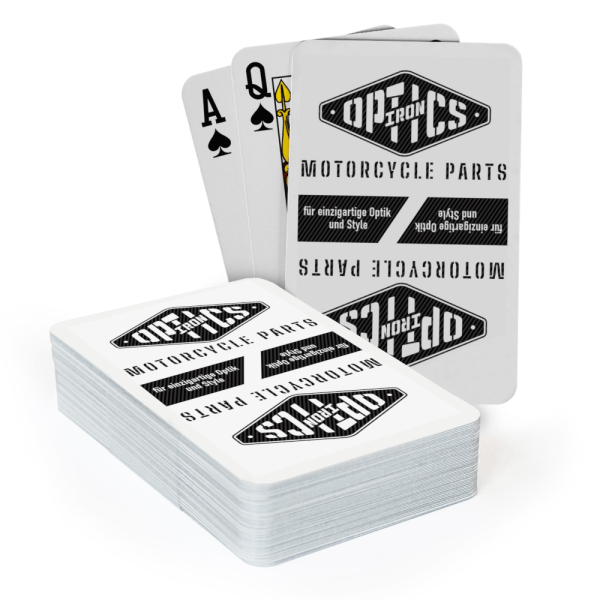 IRON OPTICS Spielkarten | Plastikbox