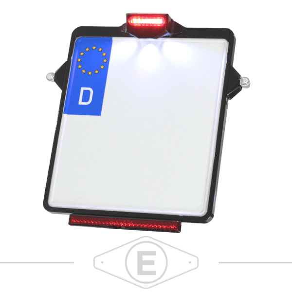 License plate base plate IOMP | taillight | license plate light | for D6 turn signals